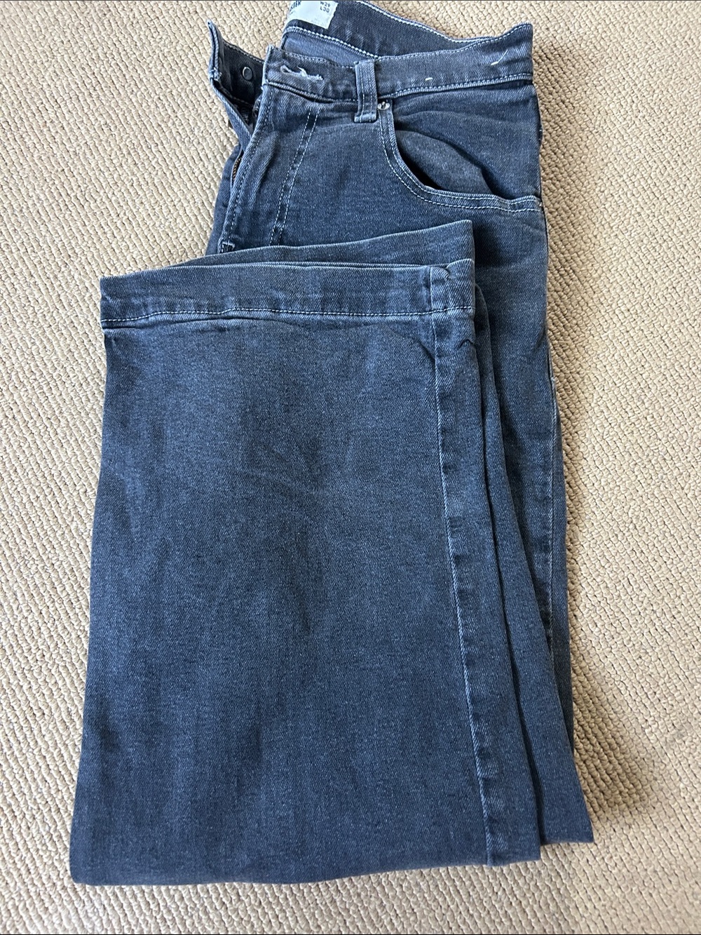 Hollister Super Baggy Jeans in Washed Gray